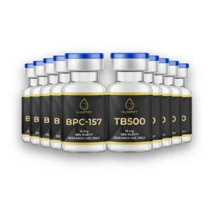 5 x BPC-157 + 5 x TB500 Stack – Bulk 10 Vials Bundle